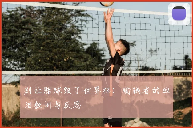 别让赌球毁了世界杯：输钱者的血泪教训与反思